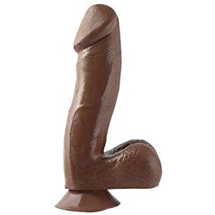 Basix 6.5in Dong W/Suction Cup Brown(D0102H7R477.)
