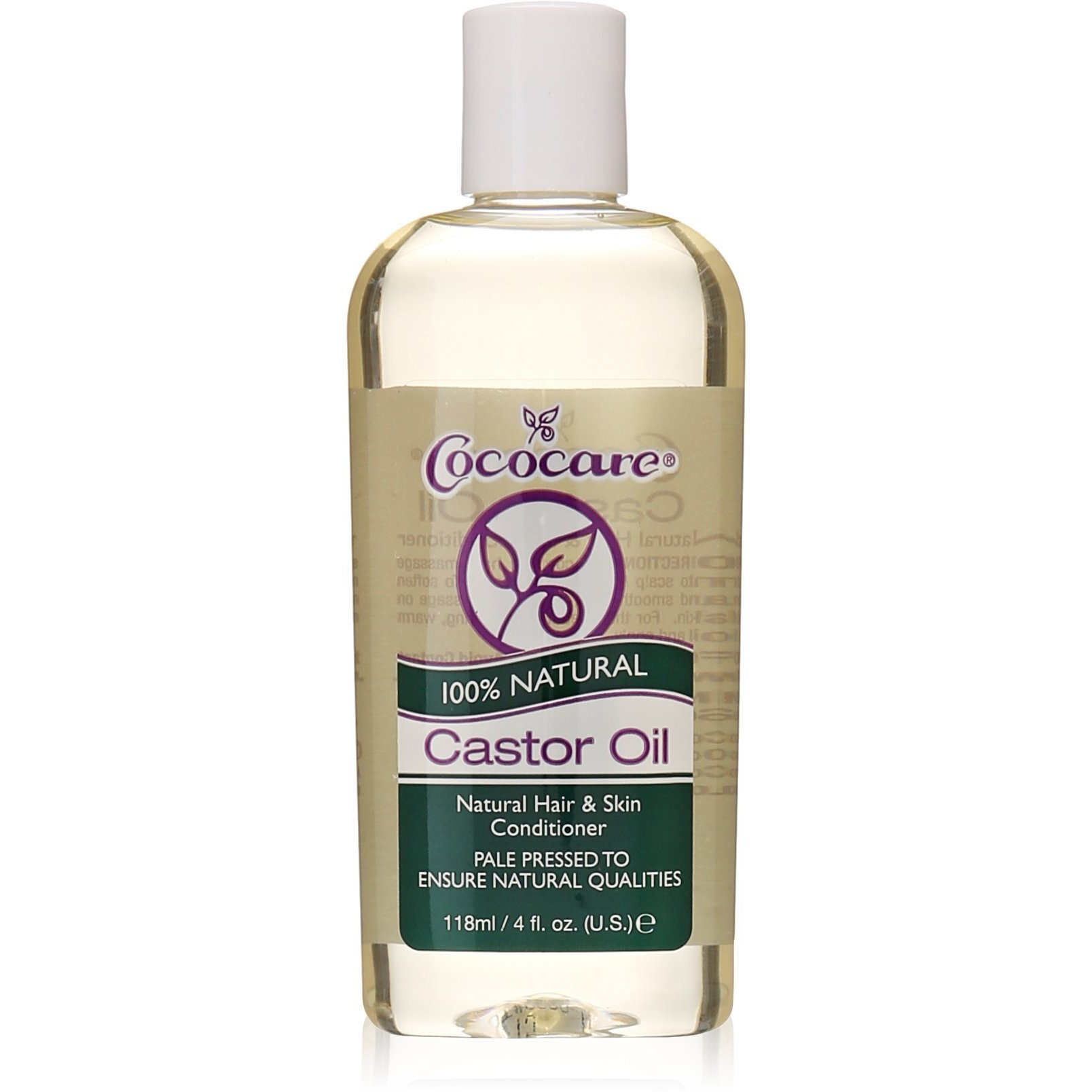 Cococare Natural Oil, Castor, 4 Ounce