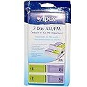 Apex 7-Day AM/PM Detach N' Go Pill Organizer, Purple & Green, 1 ea