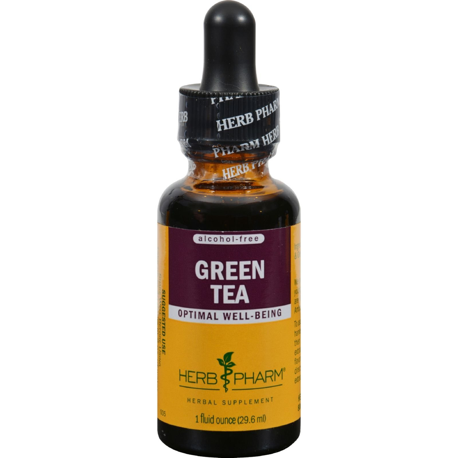 Herb Pharm Green Tea Alcohol Free Optimal Well-Being - 1 fl oz
