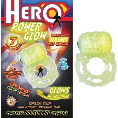 Hero Power Glow In The Dark Cockring(D0102H7H3CY.)