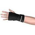 MUELLER Sports Medicine Reversible Wrist Brace with Splint, for Men and Women, Black, One Size