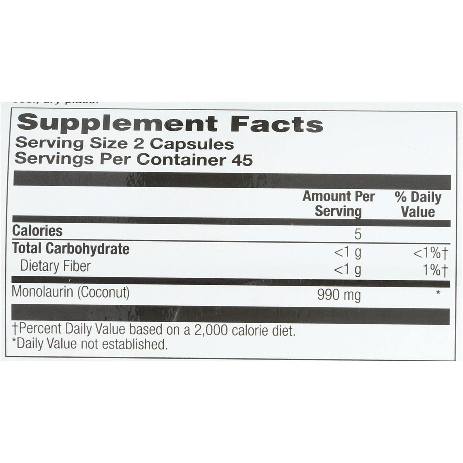 Health From The Sun Monolaurin - 1 Each - 90 Vcap(D0102H5N8M6)