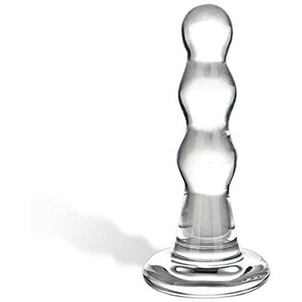 GLAS TRIPLE PLAY BEADED BUTT PLUG