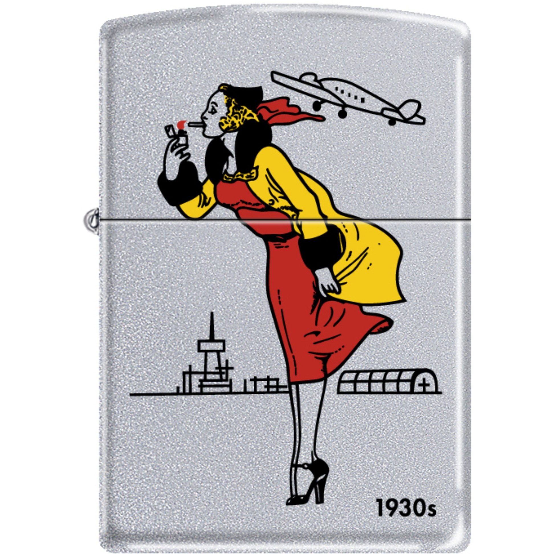205CI011323 - ZIPPO PROCUT 205 Satin-Windy Girl 1930s / MP313148