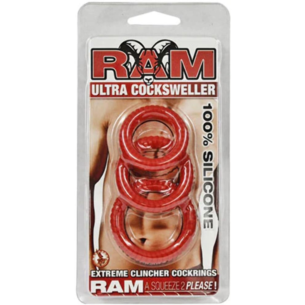 Ram Ultra Cocksweller Cock Rings Red(D0102H5Q68A.)