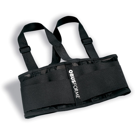 Back Belt-Unisex  Medium/Large Black  Obusforme