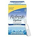 Refresh Optive Lubricant Eye Drops, Preservative-Free, 0.01 Fl Oz Single-Use Containers, 60 Count