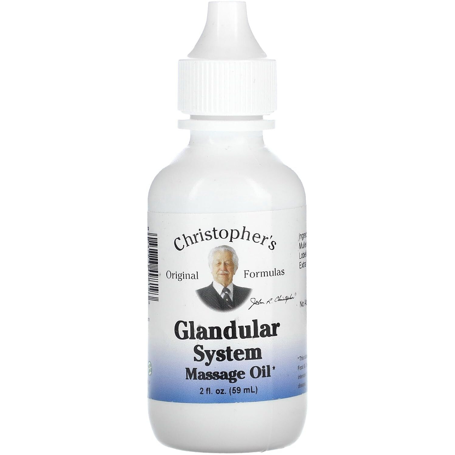 Christopher's Original Formulas Glandular System Massage Oil, 2 fl oz (59 ml)