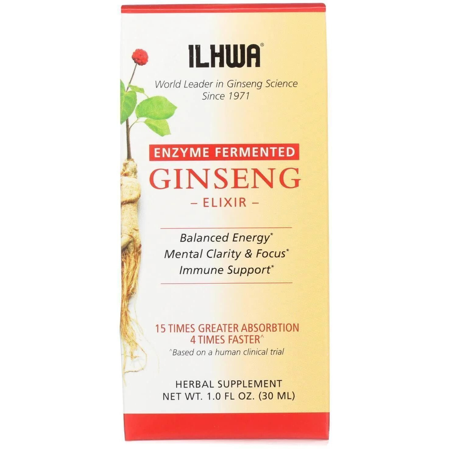 IL HWA Ginseng Enzyme Fermented ELX, 30.9 Gram