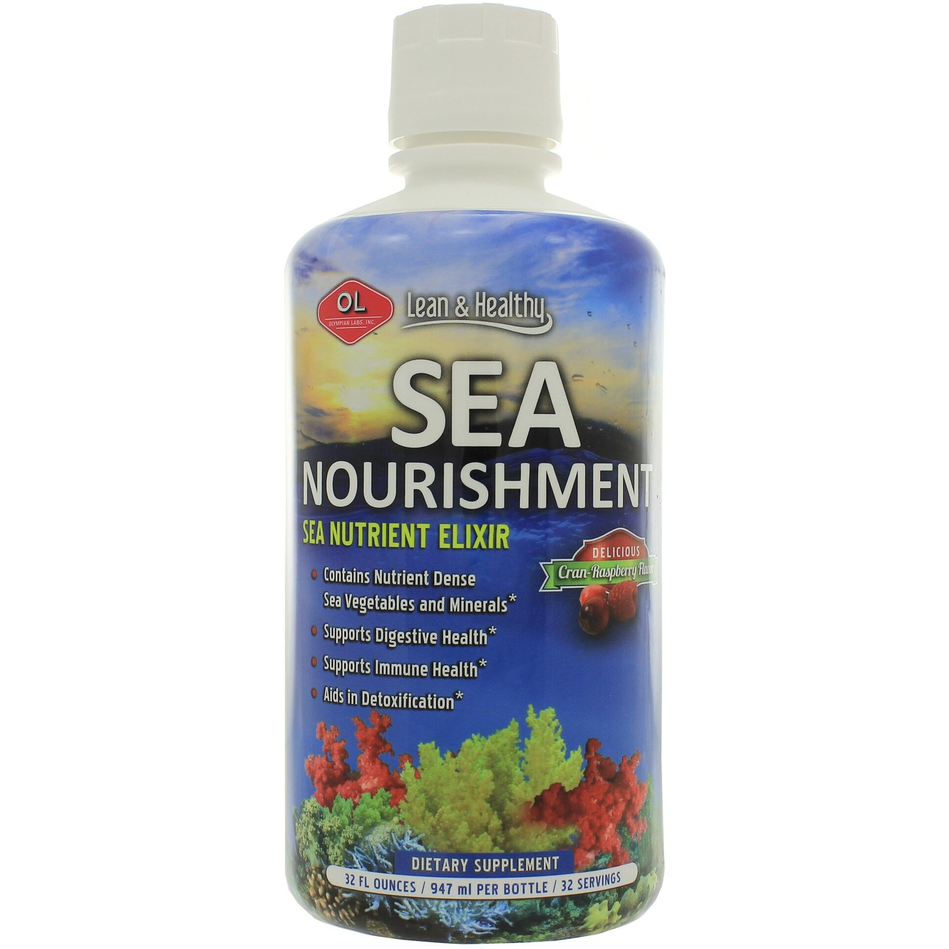 Olympian Labs Sea Nourishment Liq Vitmn 32 Fz