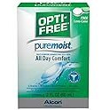 OPTI-FREE Pure Moist Multi-Purpose Disinfecting Solution, All Day Comfort 2 oz (Pack of 3)