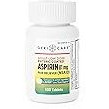 Gericare Low Dose Enteric Coated Aspirin 81mg Pain Reliever, 100 Count (Pack of 1)