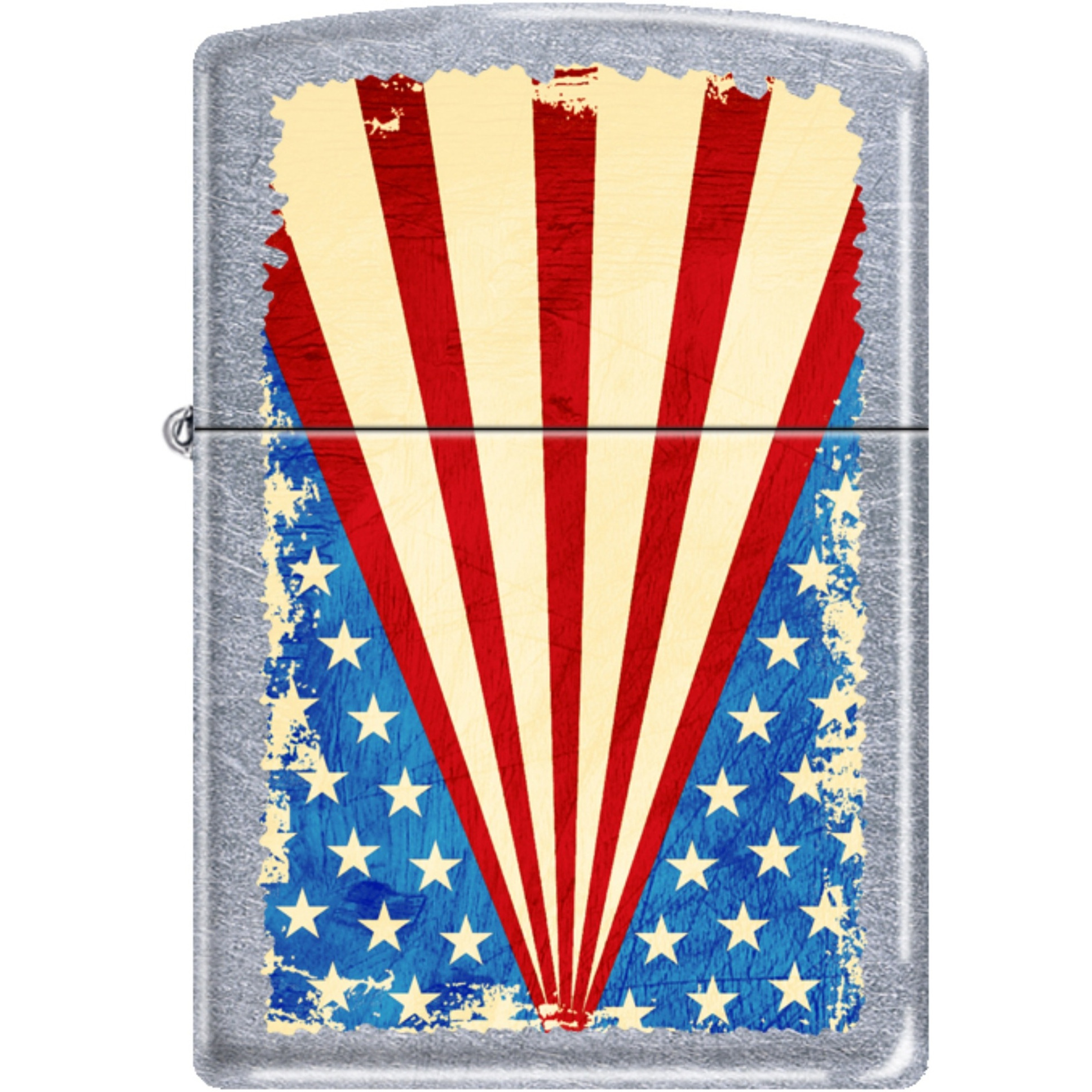 207CI006231 - ZIPPO PROCUT 207 Street Chrome-Grunge Flag