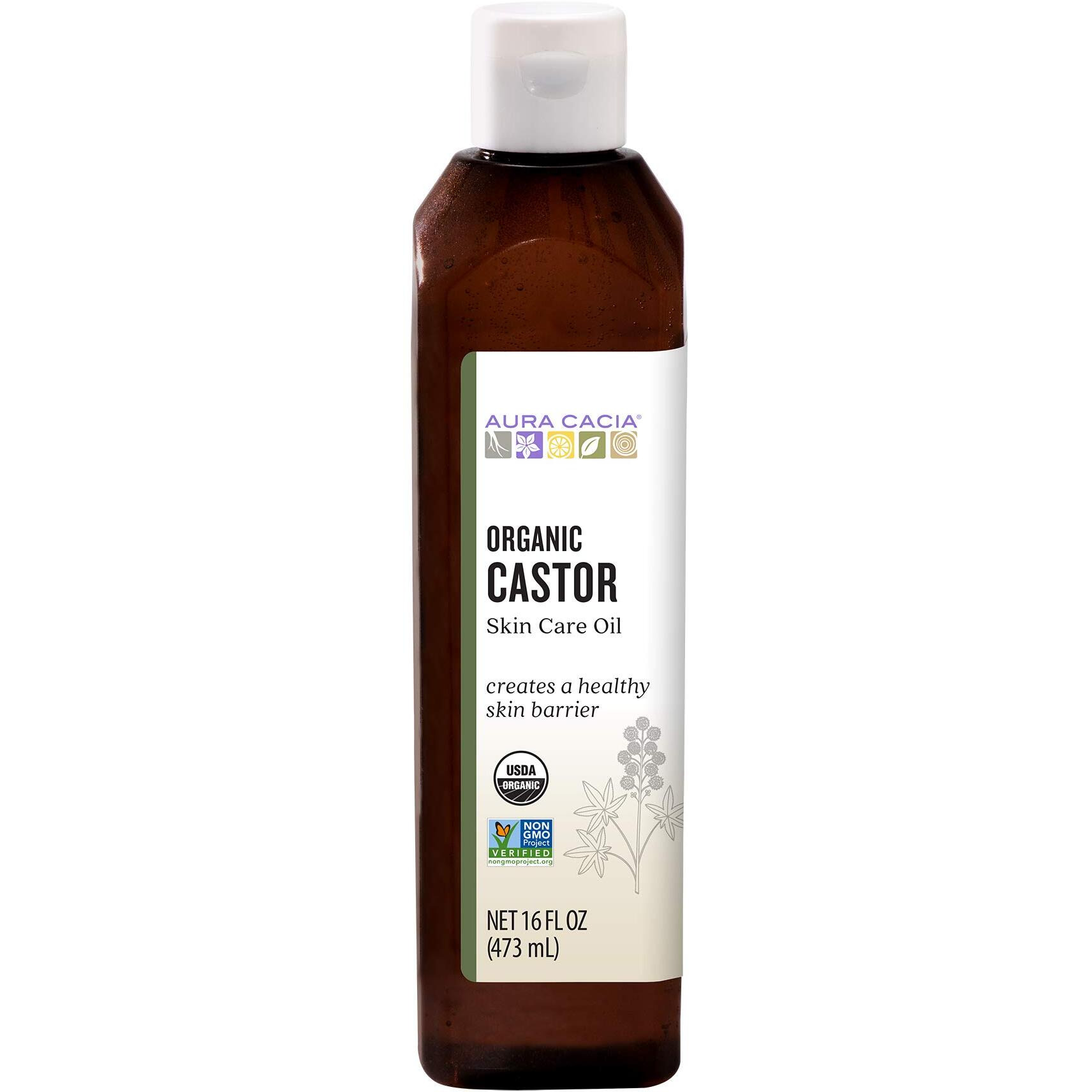 Aura cacia - Skin care Oil - Organic castor Oil - 16 Fl Oz(D0102H5KTAP)