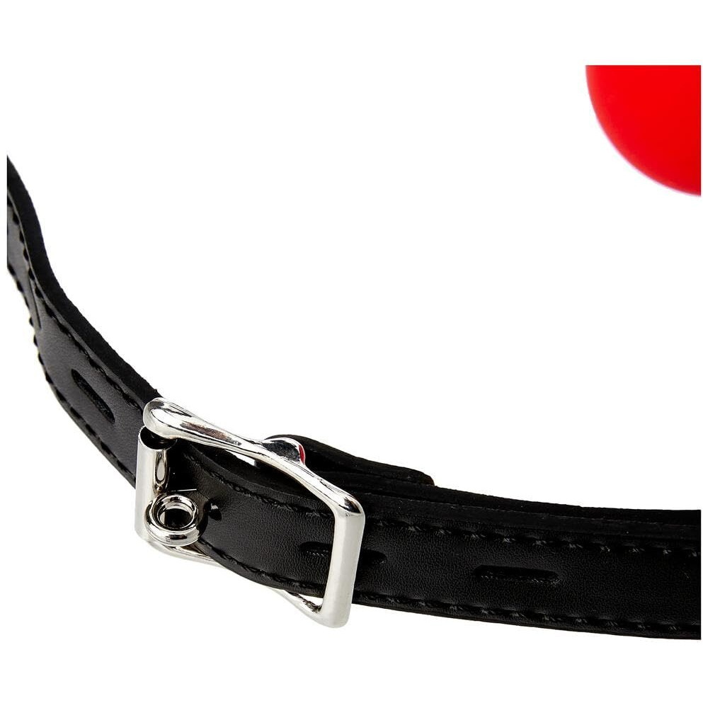 Hush Red Silicone Ball Gag Matte Finish - O/S(D0102H7T04U.)