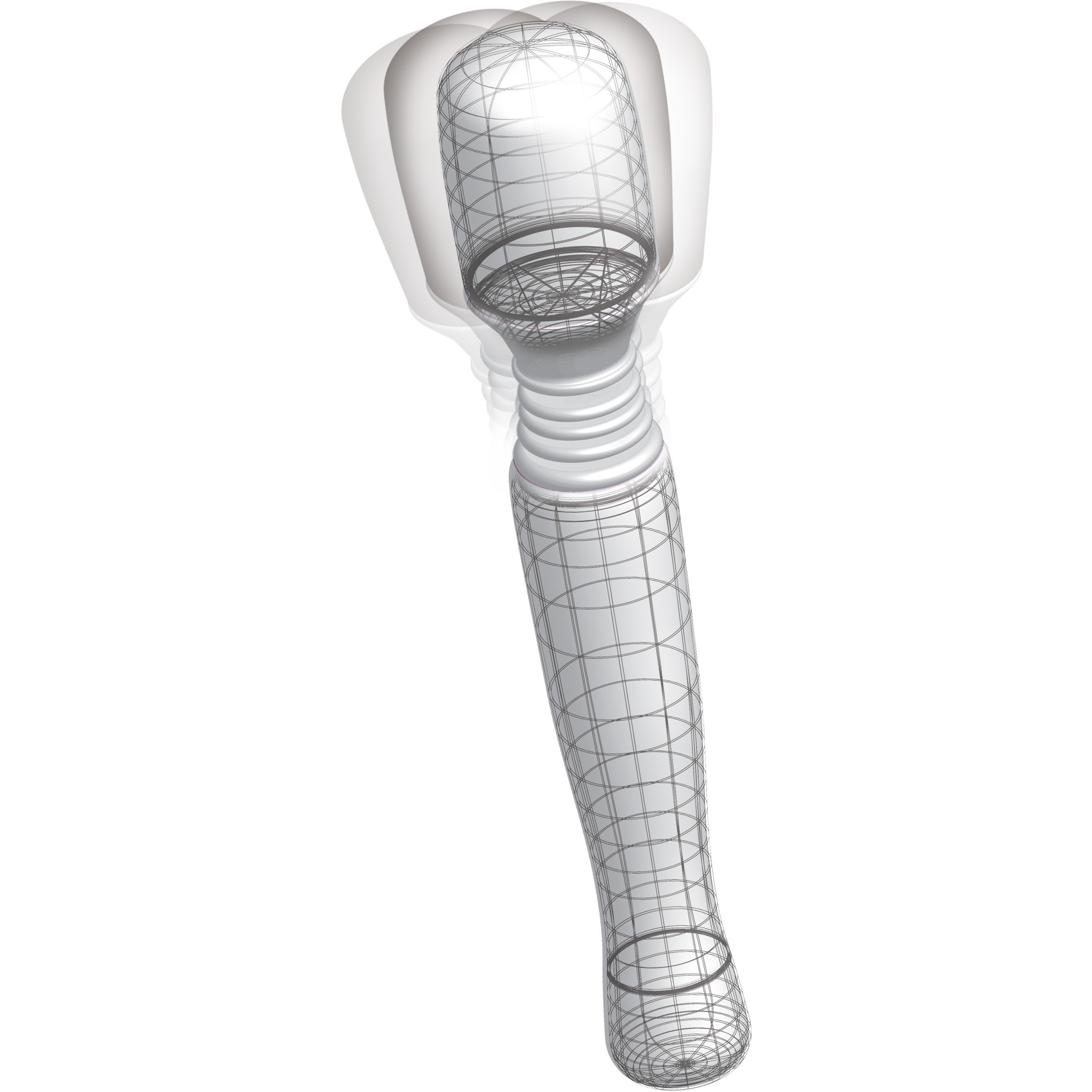 Mini wanachi waterproof massager - white(D0102H5GVNA.)