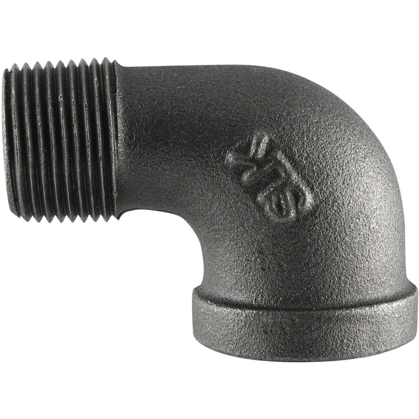 STREET ELBOW 90 BLACK 2" (Pack of 1)