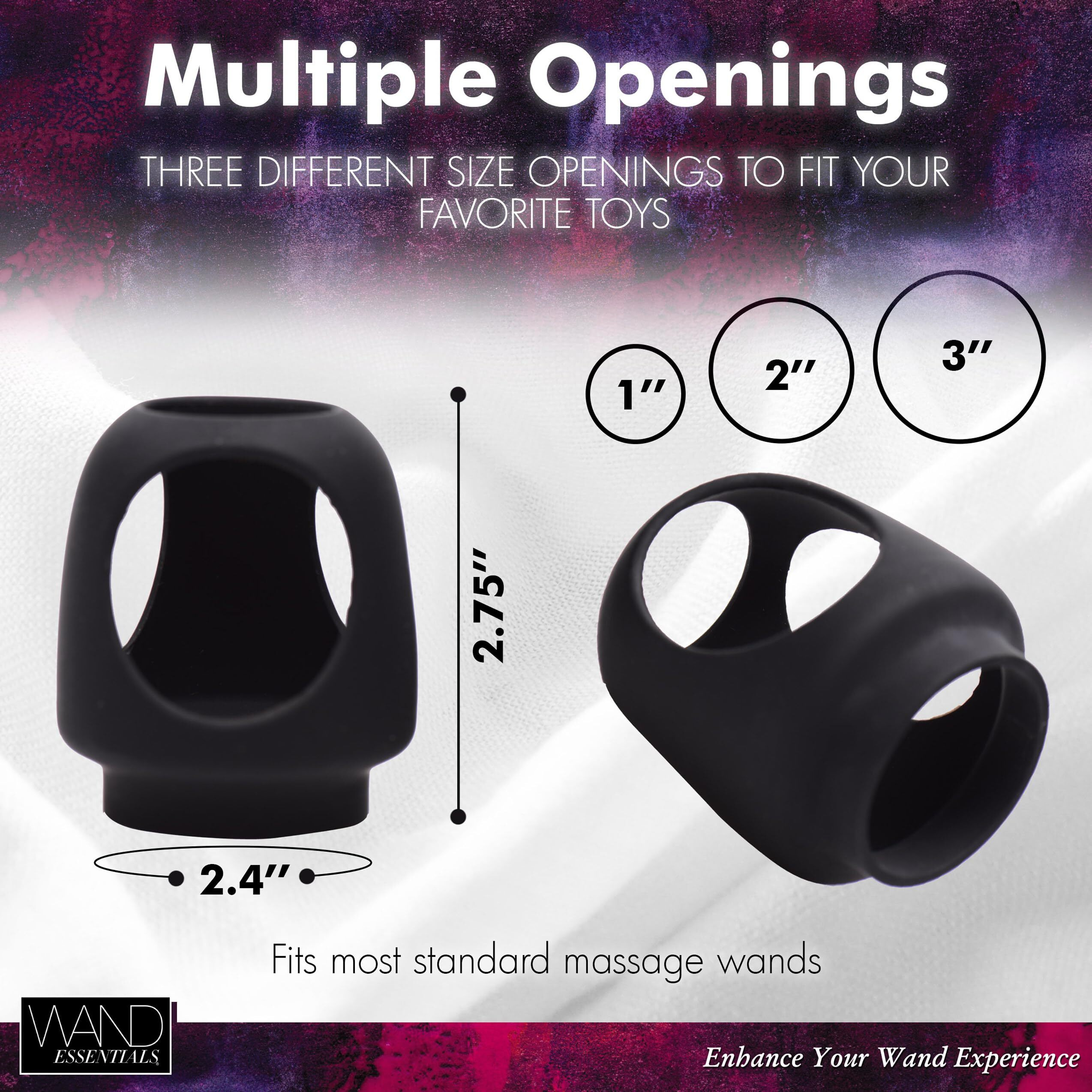 Wand Essentials Strap Cap Wand Harness For Dildos(D0102H5IJVU.)