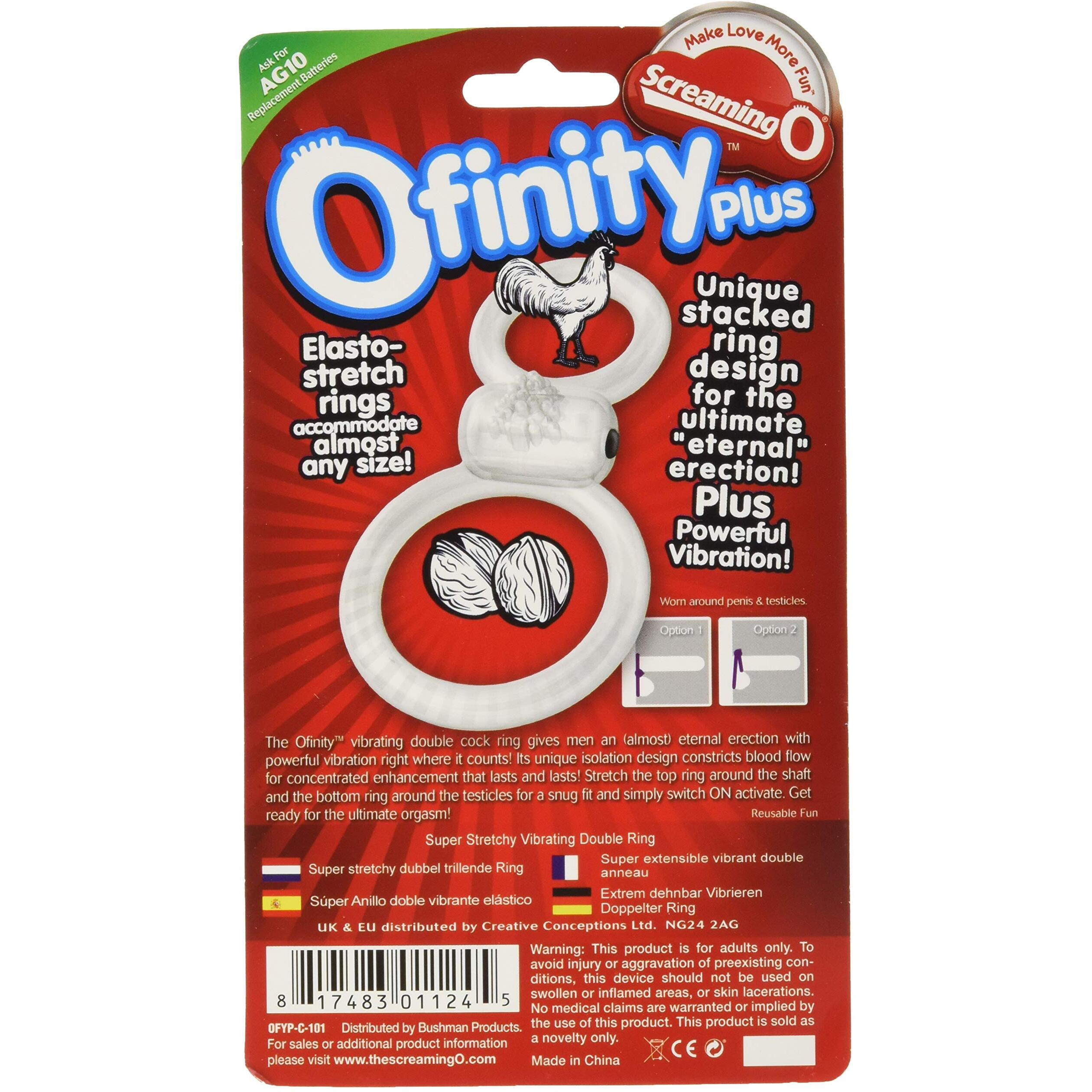 Screaming O Ofinity Plus Ring Clear(D0102H7T90V.)