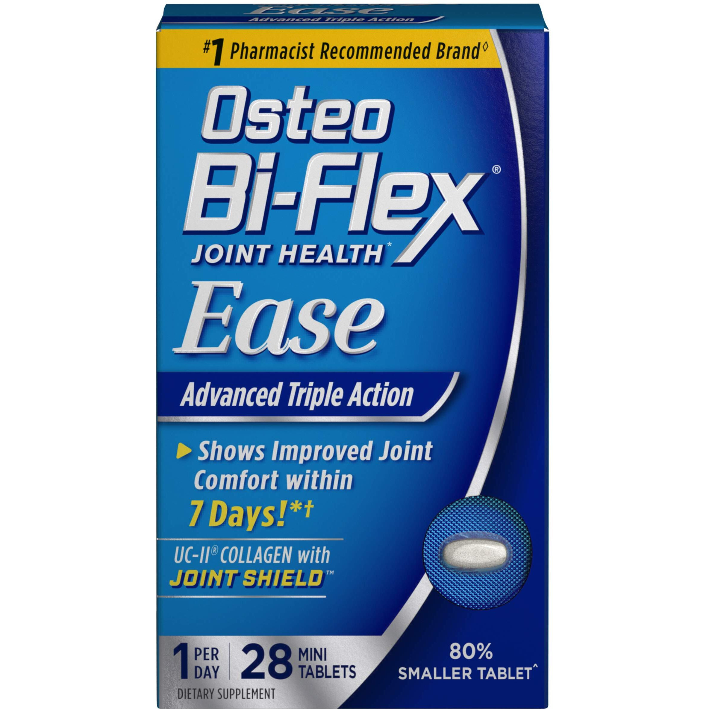 Osteo Bi-Flex Ease Advanced Triple Action with Vitamin D Joint Supplements, Mini-Tablets, 28 Count