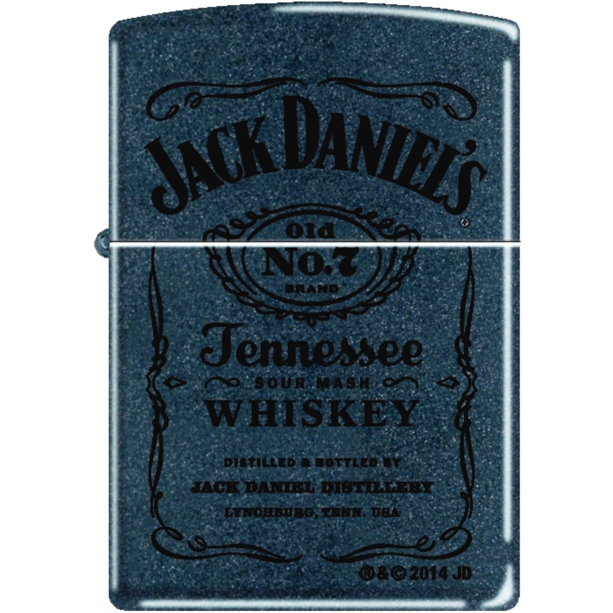 218CI011512 - ZIPPO PROCUT JACK DANIELS Black on Black Matt