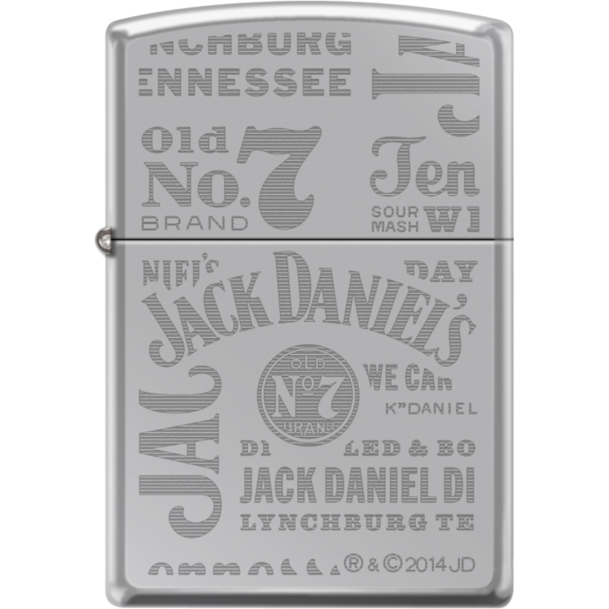 250AE184721 - ZIPPO PROCUT JACK DANIELS HP Chrome
