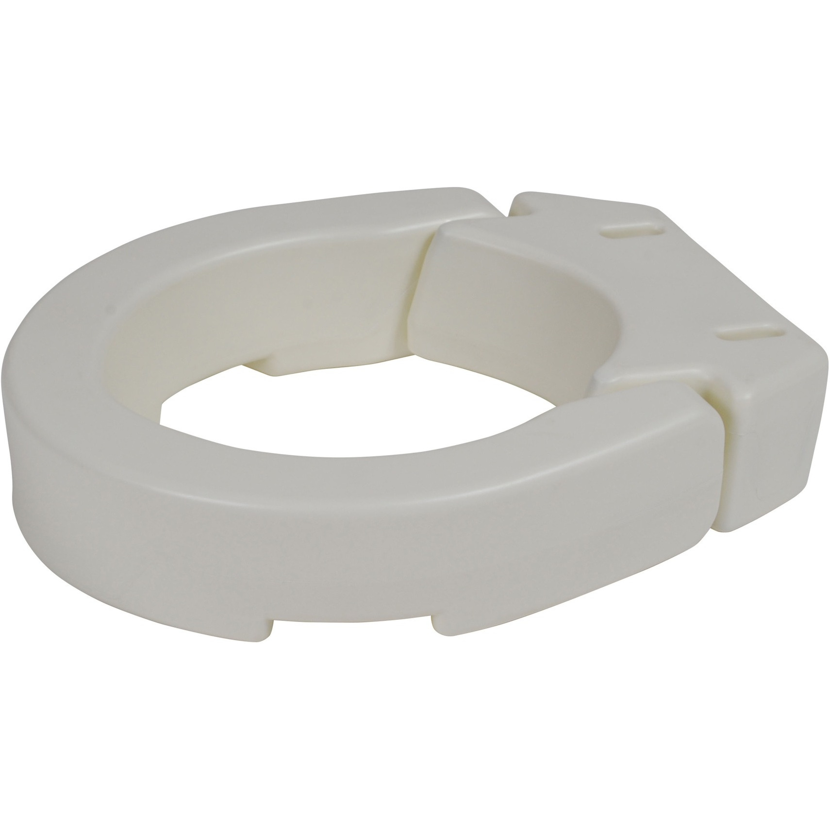 Drive Medical Hinged Toilet Seat Riser, Standard Seat, White