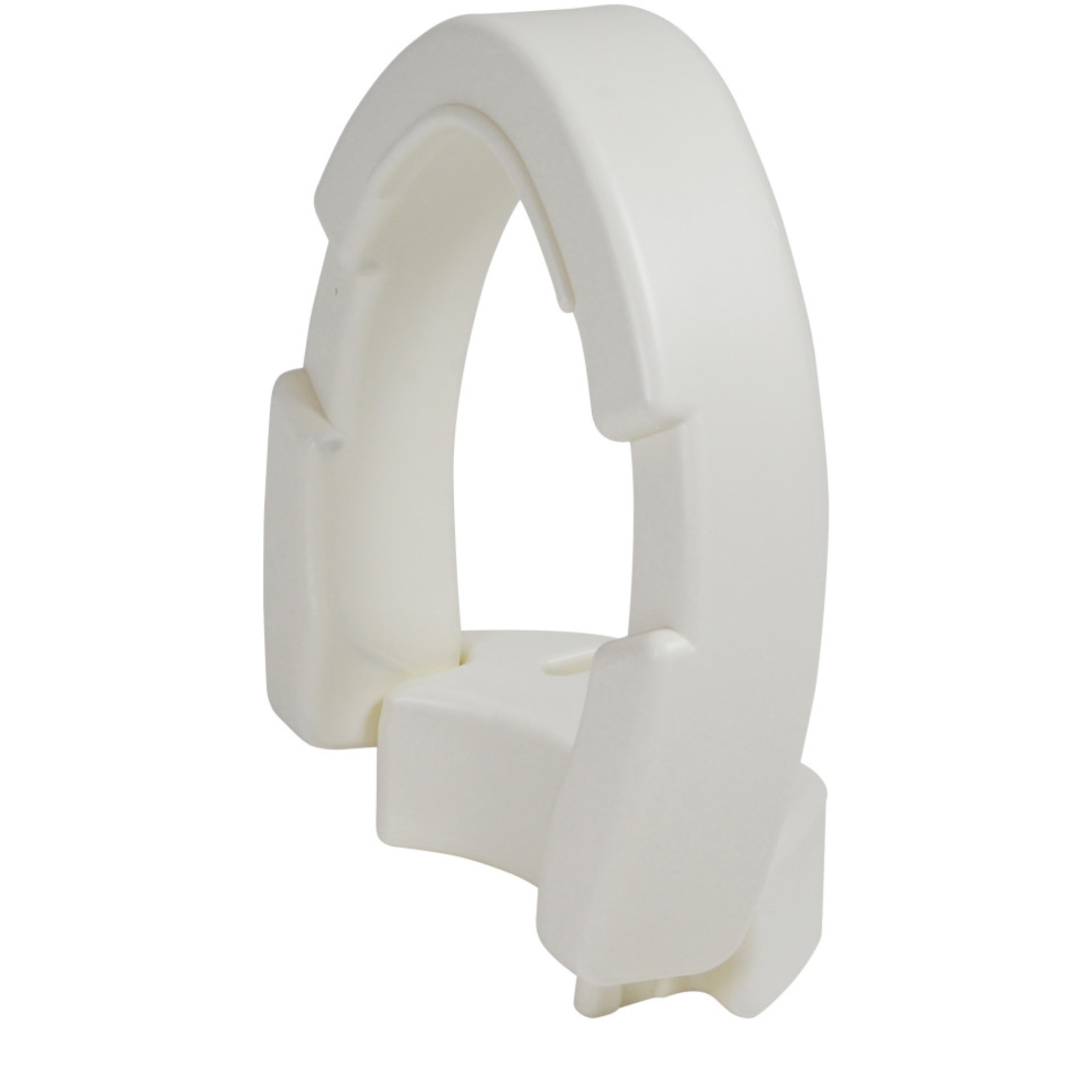 Drive Medical Hinged Toilet Seat Riser, Standard Seat, White