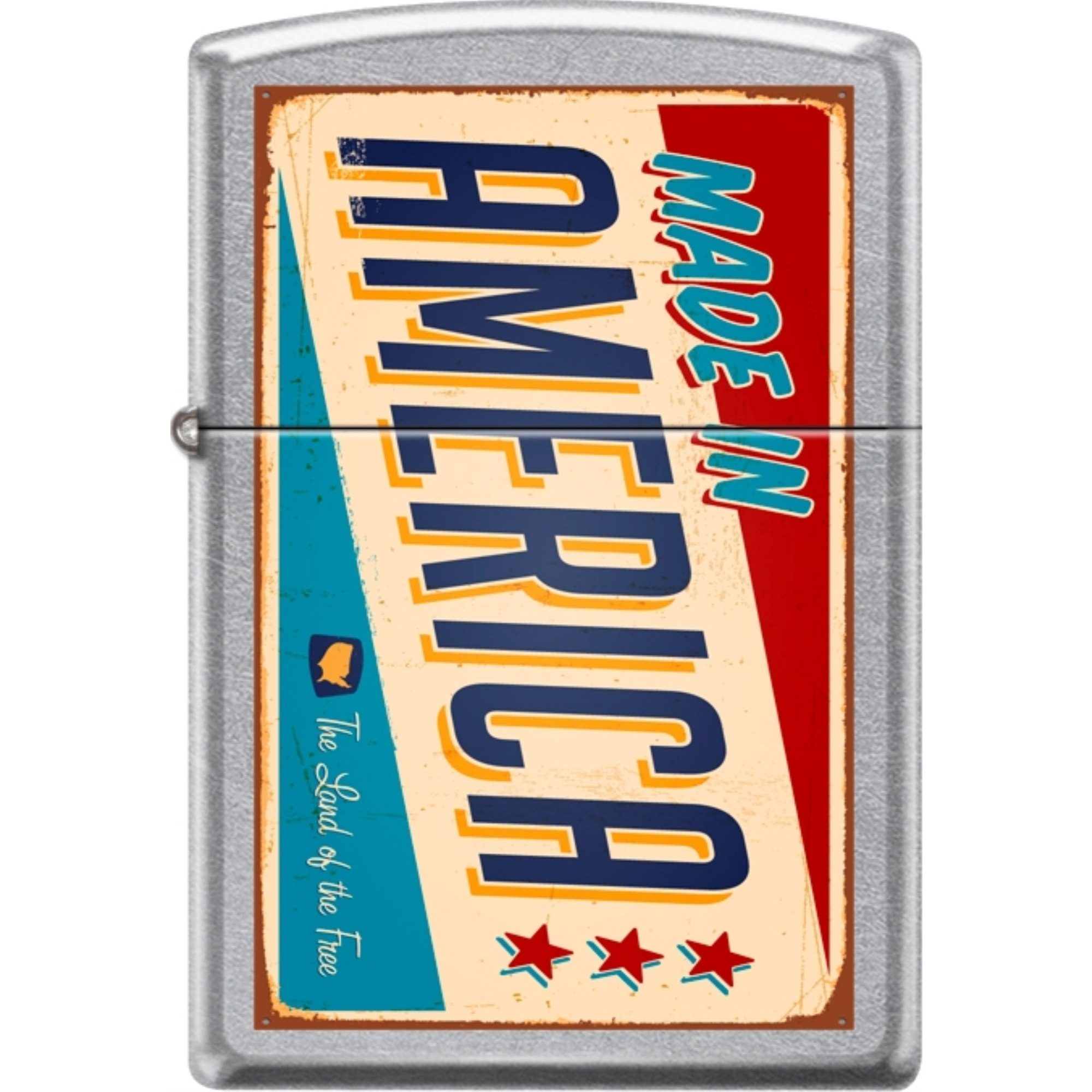 207CI018477 - ZIPPO PROCUT Street Chrome Made In AmericaSign