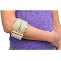 Aircast Pneumatic Armband Tennis/Golfers Elbow Support Strap, Beige