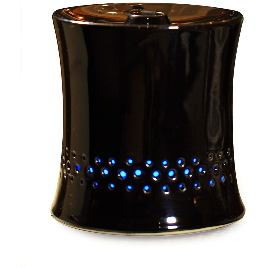 Ultrasonic Aroma Diffuser/Humidifier with Ceramic Housing - Black