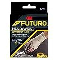 FUTURO Compression Glove, Provides Mild Support to Aching, Weak Hands and Wrists, L/XL