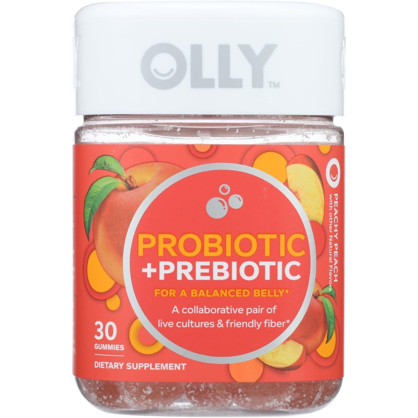 Olly - Proprebiotics Peach - 1 Each - 30 ct(D0102H5NM32)