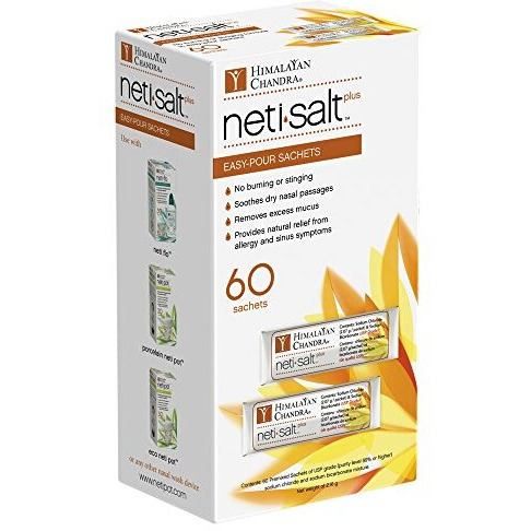 Himalayan Chandra Neti Salt Plus Refill Sachet 60ct