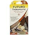 FUTURO Therapeutic Open Toe Knee Length Stockings for Men & Women, Medium, Beige