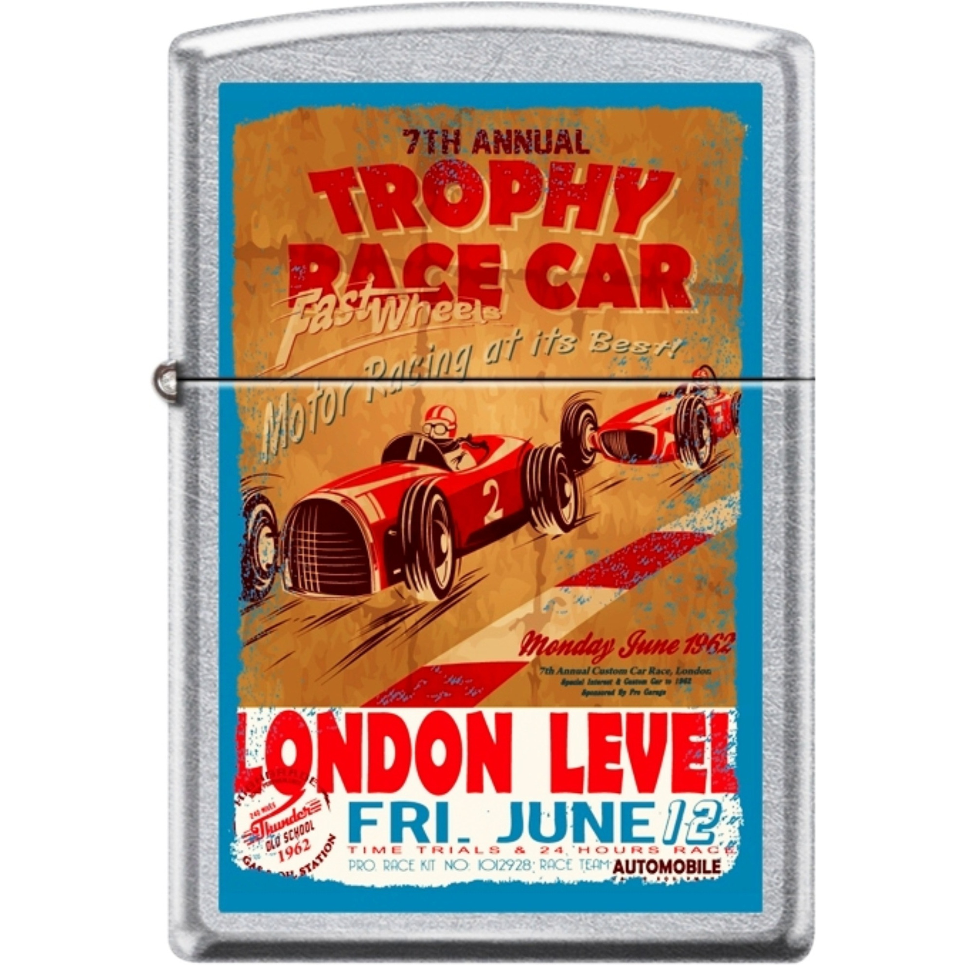 207CI401251 - ZIPPO PROCUT Street Chrome Trophy Race Car