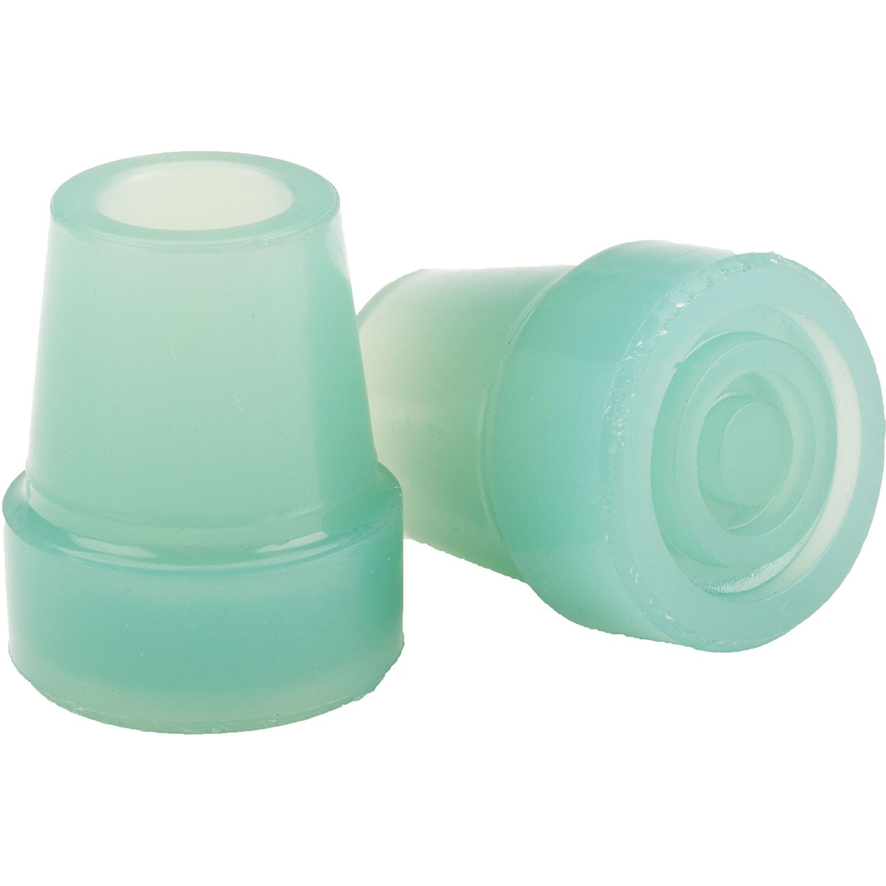 Drive Medical Glow in the Dark Cane Tip, Blue, 3/4 Inch