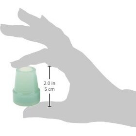 Drive Medical Glow in the Dark Cane Tip, Blue, 3/4 Inch