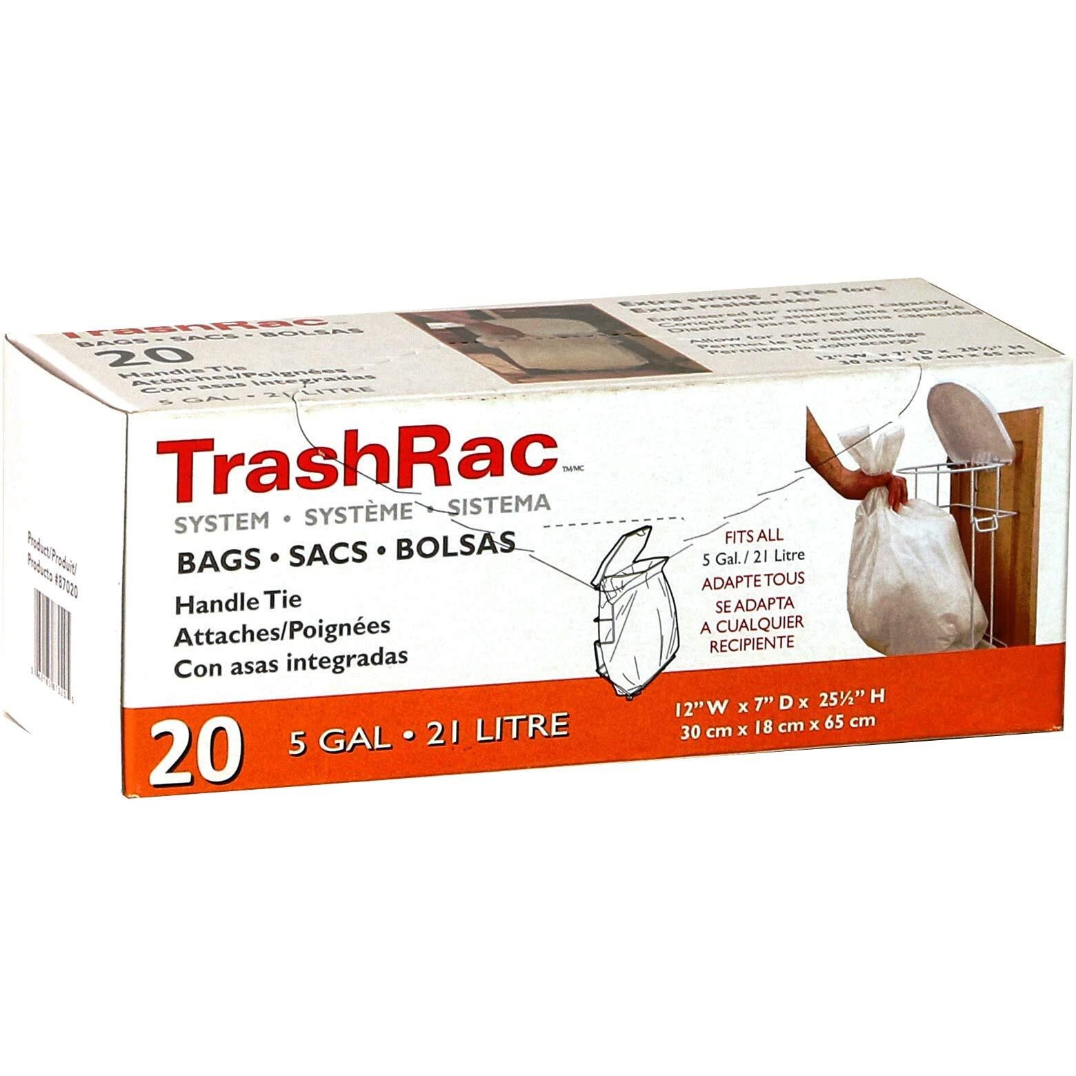 TRASHRAC BAGS 5GAL (Pack of 1)