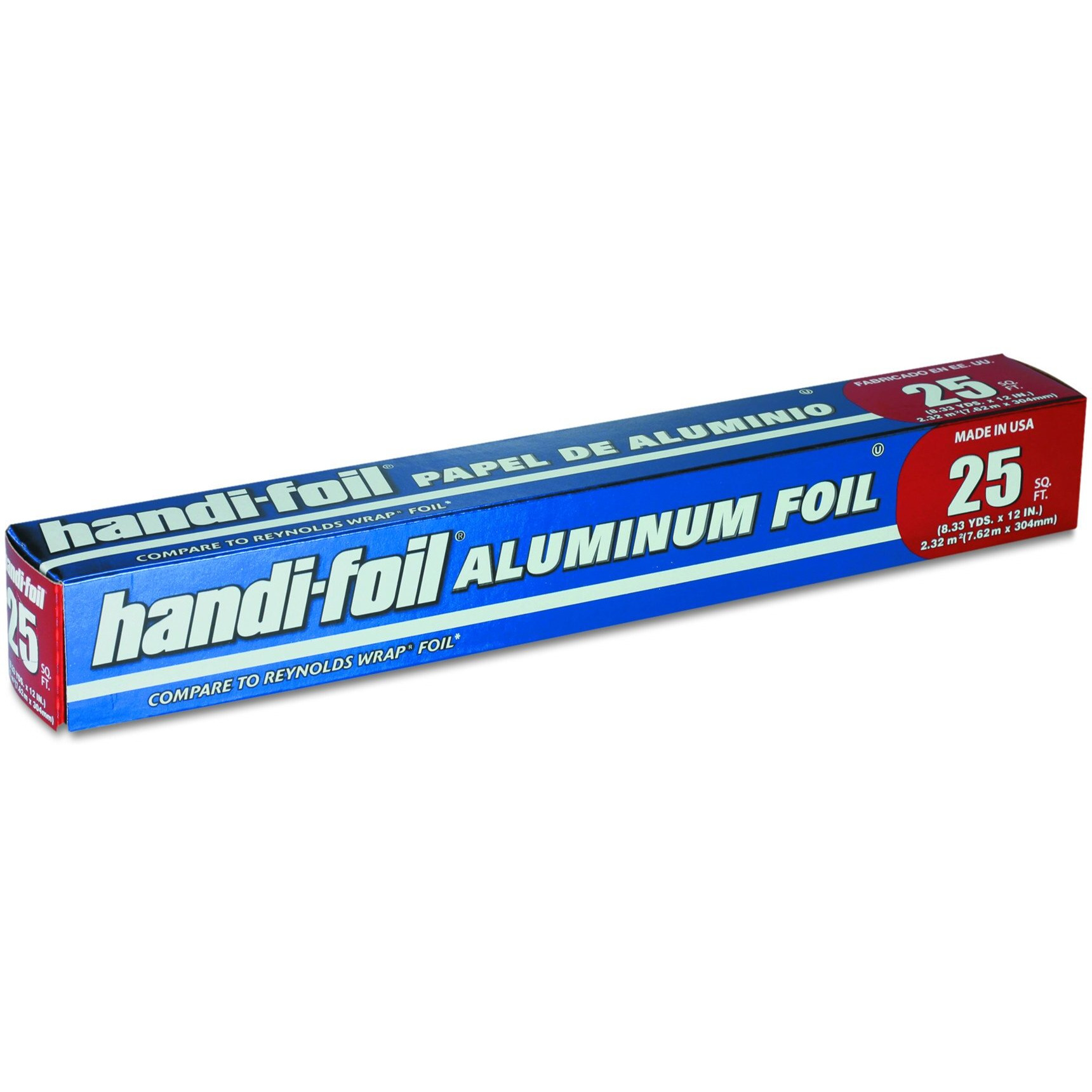 Handi-Foil of America Aluminum Foil Roll, 12 Inches x 25 Feet