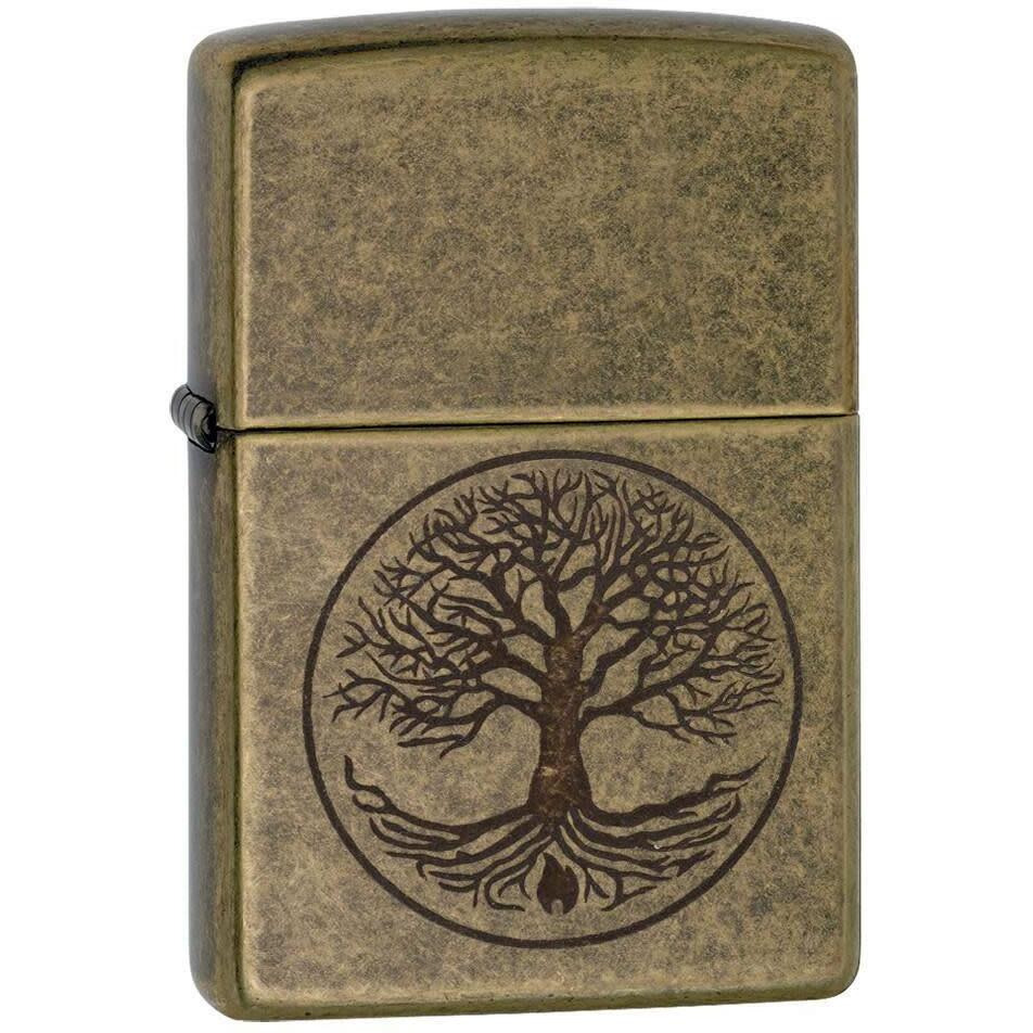 29149 - ZIPPO Tree Of Life, Antique Brass, Luster