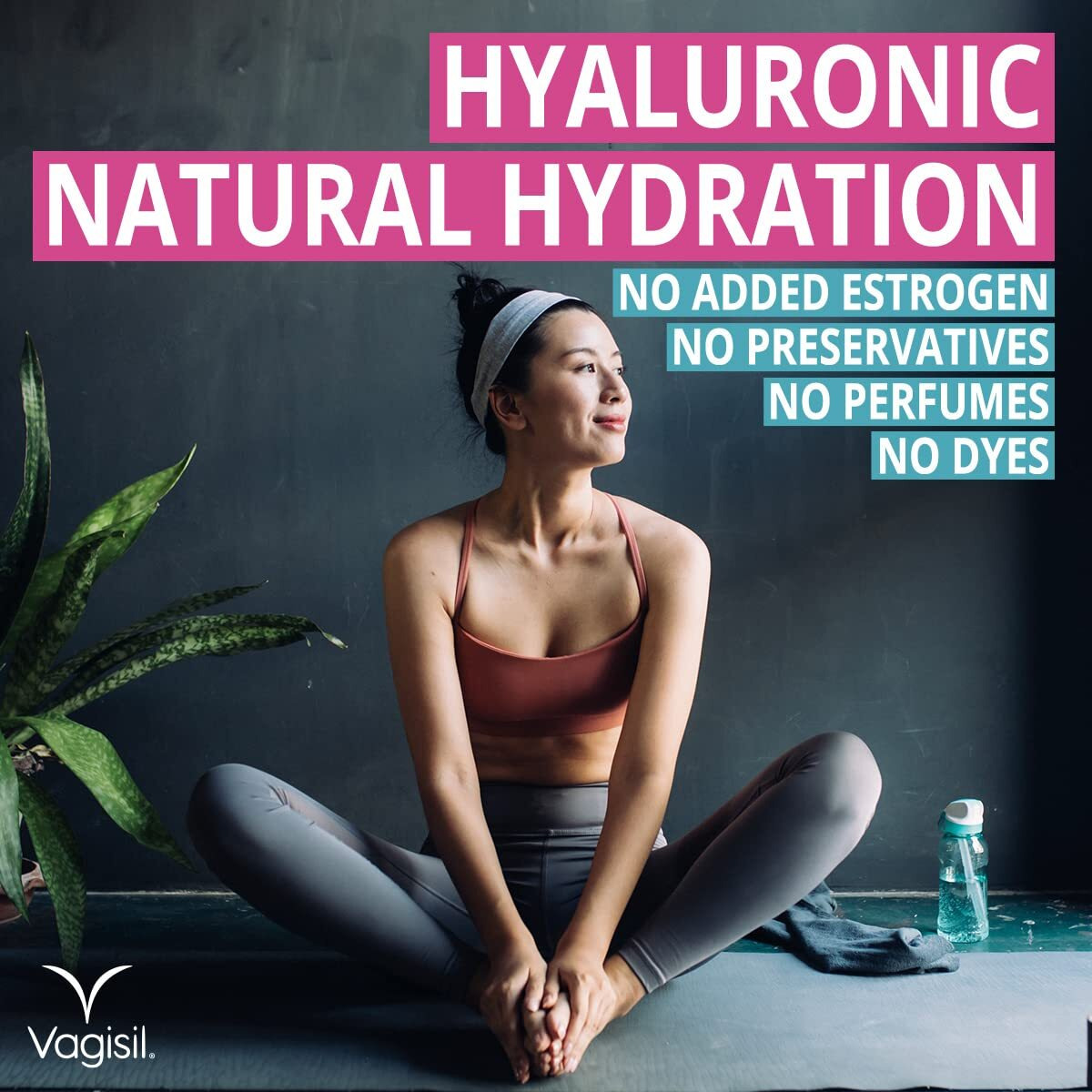 Vagisil Prohydrate Internal Vaginal Moisturizer, Gel & Lubricant for Women, Gynecologist Tested, 8 Count, Pack of 1 (8 Total Applicators)