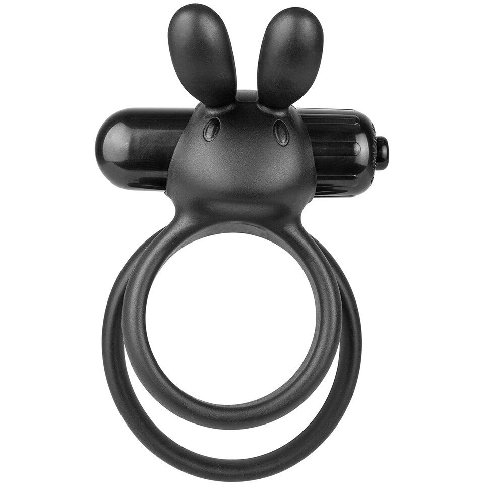 Ohare XL Vibrating Rabbit Double Ring Black(D0102H7TWAW.)