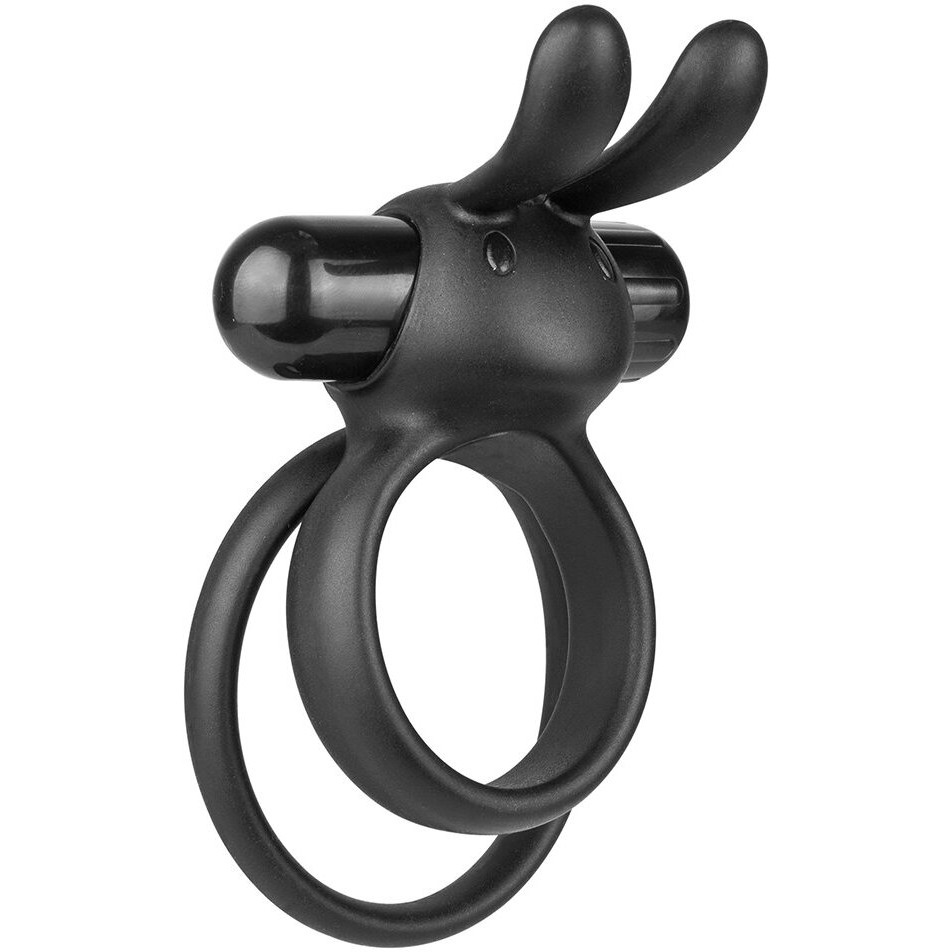Ohare XL Vibrating Rabbit Double Ring Black(D0102H7TWAW.)