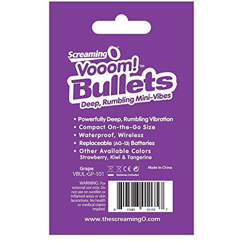Screaming O Vooom Bullet Grape Mini Vibe(D0102H7TW5W.)