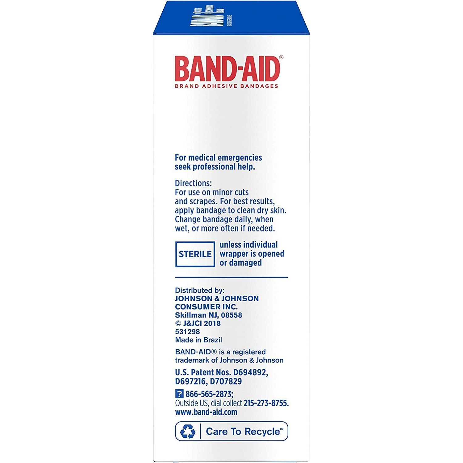 B-A Pl 60 5635 Wide Size 60s Band-Aid Plastic Comfort Flex