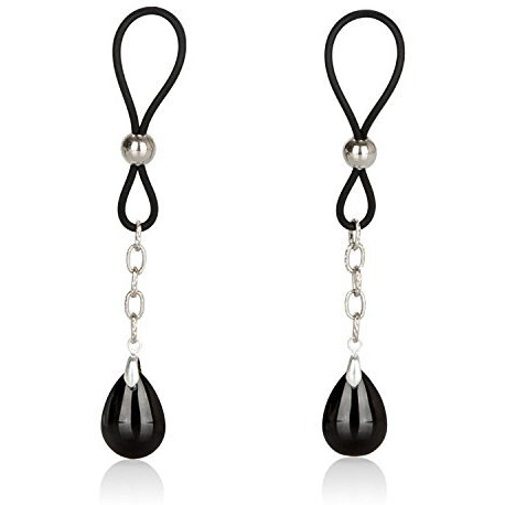 Nipple Play Non Piercing Nipple Jewelry Onyx(D0102H5SU07.)