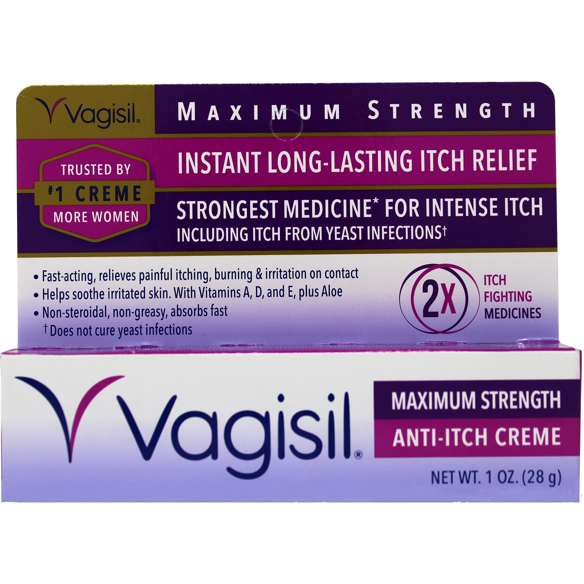 Vagisil Maximum Strength Feminine Anti-Itch Crme, 1oz