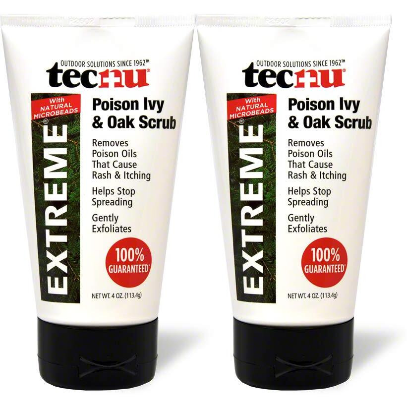 Tecnu Extreme Poison Ivy & Oak Scrub-Removes Toxin from Skin That Causes Poison Ivy and Poison Oak Rash, 4-Ounce Tube, (Pack of 2)